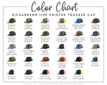 Richardson 112P Printed Trucker Hat