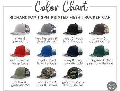 Richardson 112PM Printed Mesh Trucker Hat